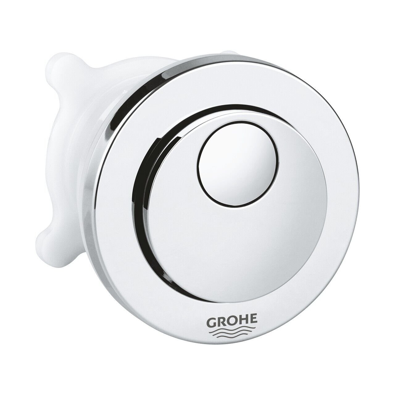 GROHE Round Dual Flush Push Button Actuation 50mm Chrome 39056000