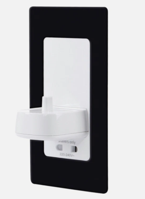 Proofvision In Wall Electric Toothbrush Charger Range - White/Polished/Brushed/Black/Brass