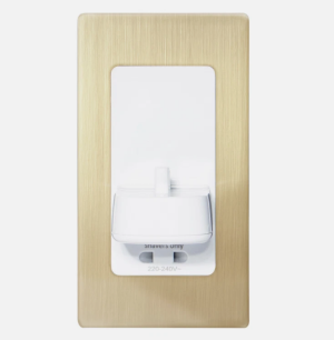 Proofvision In Wall Electric Toothbrush Charger Range - White/Polished/Brushed/Black/Brass