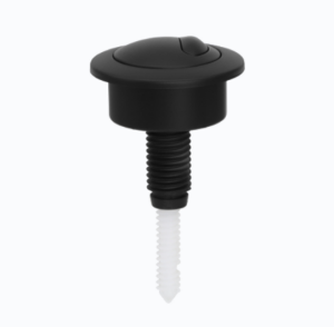 Matt Black Dual Flush Toilet Push Button For Siamp Optima 49 Valve Twyford Vitra,39-42m