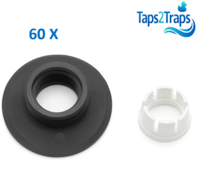 60 x SV01967 SEAL & CLIP DIAPHRAGM WASHER FITS ARMITAGE SHANKS IDEAL STANDARD DUAL FLUSH VALVES