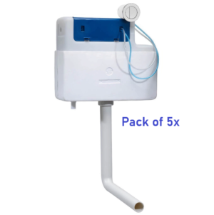 Tavistock Vortex Pneumatic Air Concealed Dual Flush WC Toilet Furniture Cistern 651 Pack Of 5x