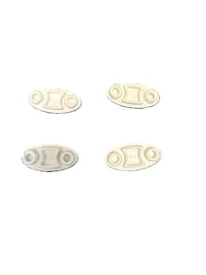 4 x Rubber Toilet Seat Feet / Buffers – Compatible with Ideal Standard Alto Toilet Seat Replacement Pads